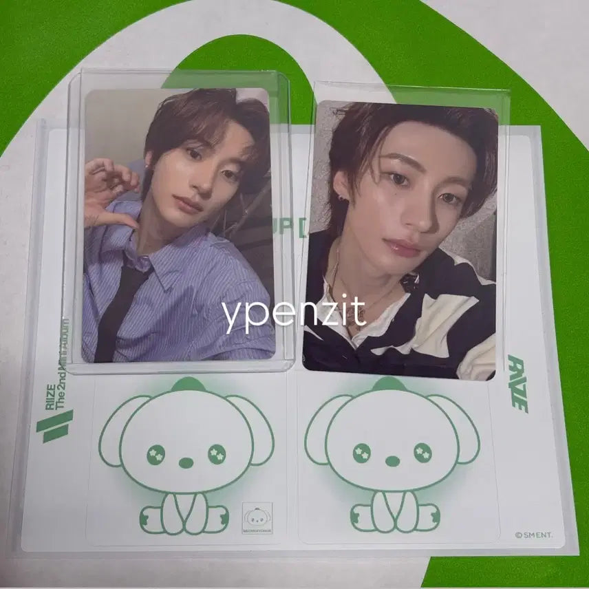 [BUNJANG] RIIZE Anton Archive Pop-Up Exclusive Photocard &amp; Sticker Set / 라이즈 앤톤 anton 아카이브 팝업 5만 특전+멍룡이 카드 스티커
