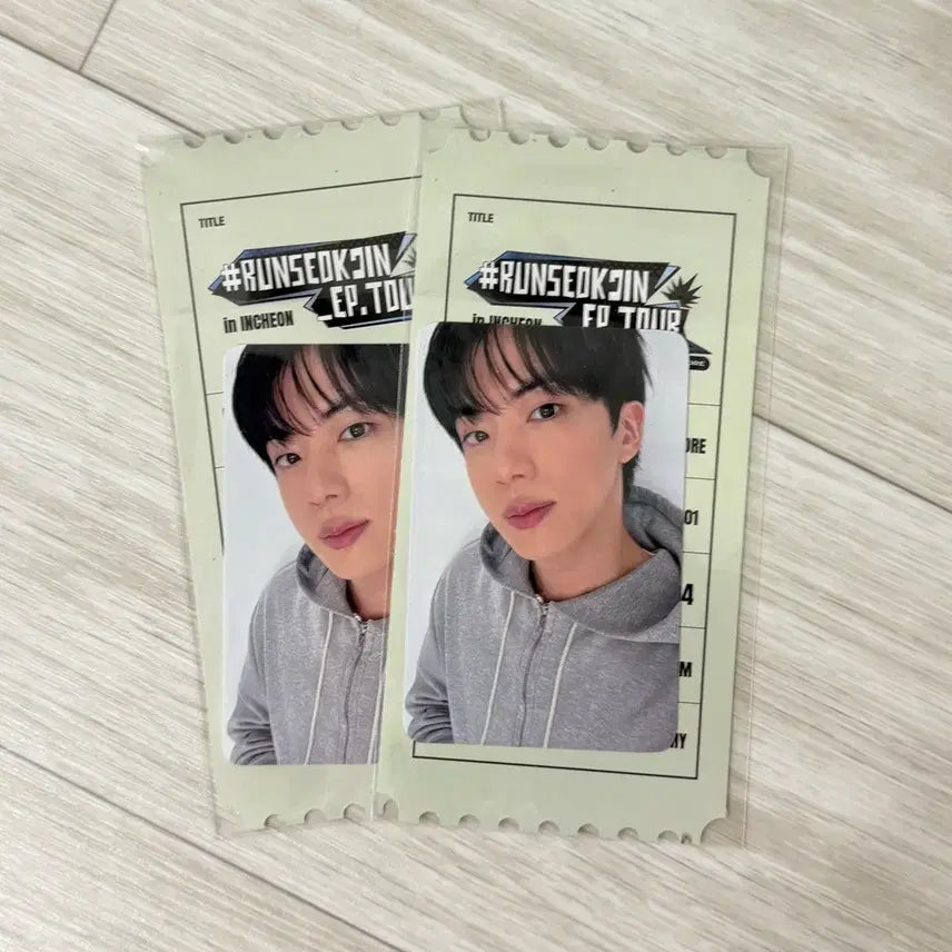 [BUNJANG] Jin Run BTS Concert Photocard (Sealed) / (미개봉) 런석진 앙콘 아미존 포카