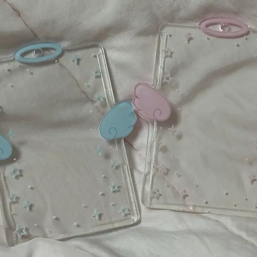 [BUNJANG] Angel Wing Acrylic Photocard Holder / 천사 날개 아크릴 위시코어 포카홀더