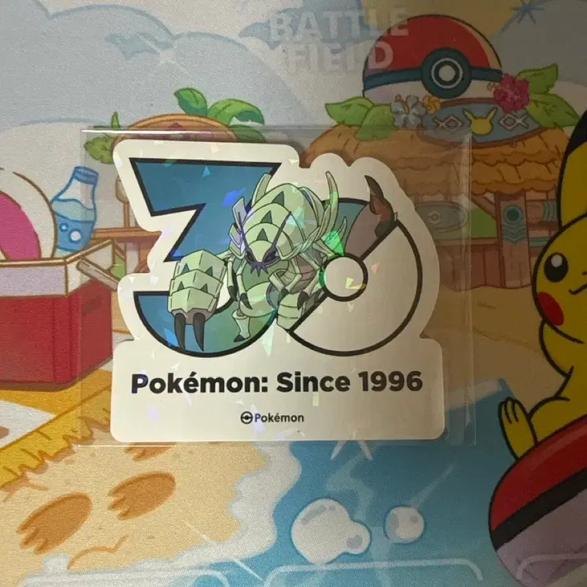 [BUNJANG] Pokemon 30th Anniversary Sticker - Armored Warrior / 포켓몬스터 30주년 스티커 - 갑주무사