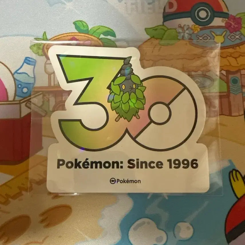 [BUNJANG] Pokemon 30th Anniversary Sticker - Kecleon / 포켓몬스터 30주년 스티커 - 도롱충이