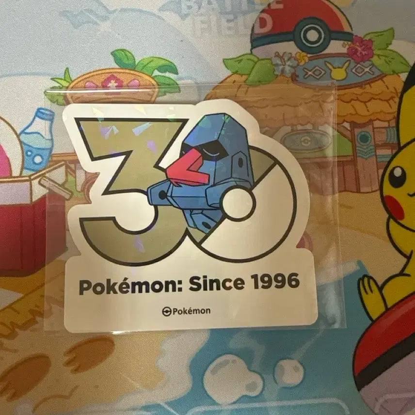 [BUNJANG] Pokemon 30th Anniversary Sticker - Cocopas / 포켓몬스터 30주년 스티커 - 코코파스