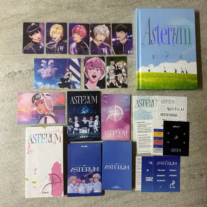[BUNJANG] PLAVE Album Photocard Bundle Set (Aniplce Uniform Group POB Postcard) / 플레이브 앨범 포카 애니플러스 제복 단체 특전 엽서 애니메이트 일괄 판매