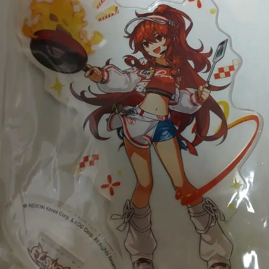 [BUNJANG] Elsword Elesis Diner Acrylic Stand + Lenticular Bundle Set / 엘소드 엘리시스 다이너 아크릴 스탠드+렌티큘러 일괄