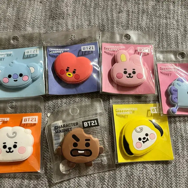 [BUNJANG] BT21 Baby Magnet 7-Piece Set / BT21 베이비 마그넷 7종 세트