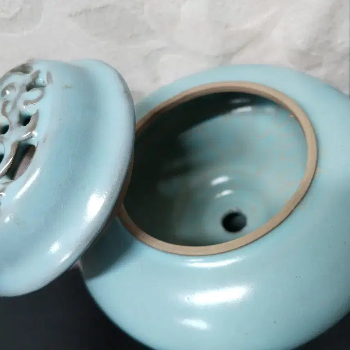 [BUNJANG] Song Dynasty Yaozhou Celadon Incense Burner / 송대 여요청자 향로 개인 소장품