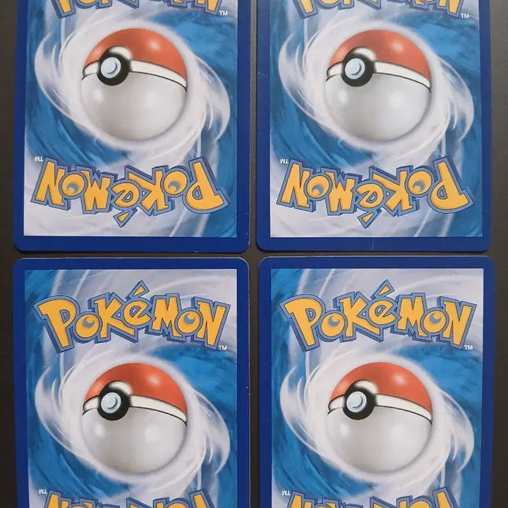 [BUNJANG] Pokemon Cards Wooper Quagsire Bundle Set / 포켓몬 카드 물짱이 늪짱이 4장 일괄