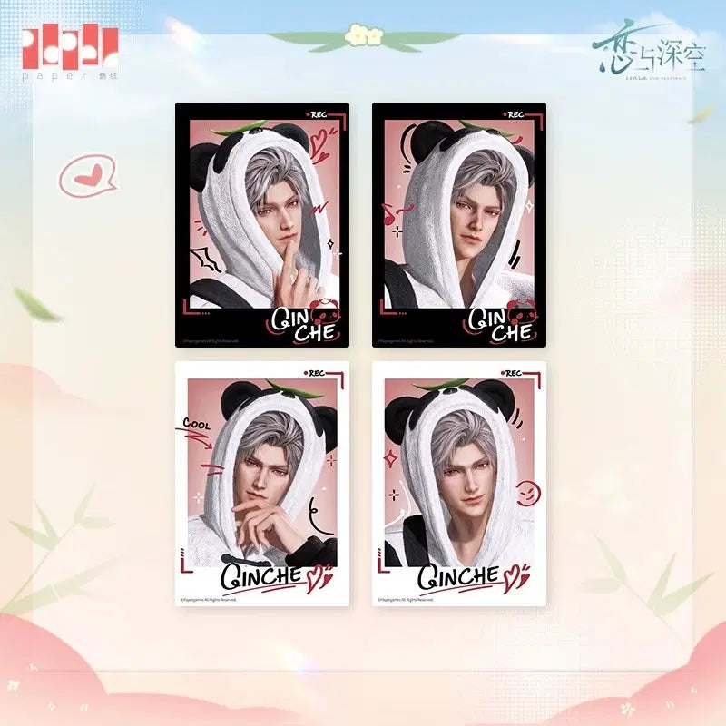 [BUNJANG] Love&amp;deepspace Jinwoon Panda Nui + 4 Photocards / 급전)럽딥 러브앤딥스페이스 진운 판다누이 + 포토카드4종