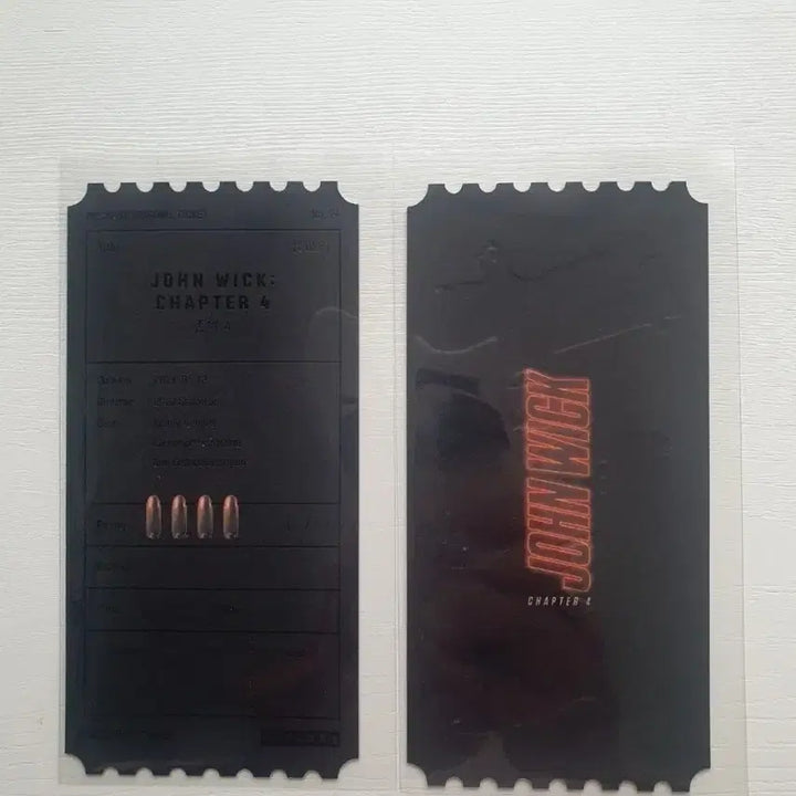 [BUNJANG] John Wick MegaBox Photocard / 오티 메가박스 존윅