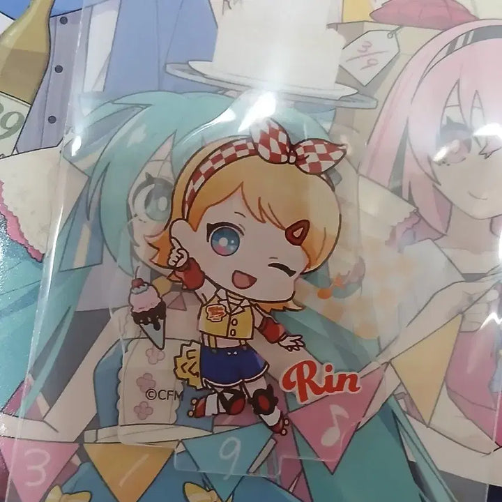 [BUNJANG] Kagamine Rin Acrylic Stand Set / 카가미네 린 아크릴 스탠드 2개 일괄