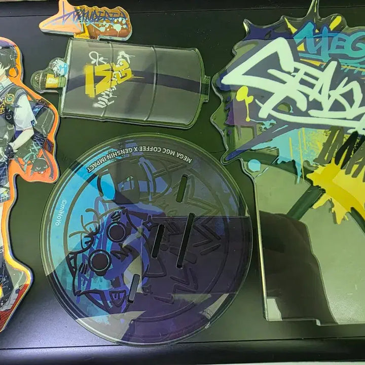 [BUNJANG] Genshin Impact Wanderer Megacoffee Acrylic Standee + Photocard / 원신 방랑자 메가커피 아크릴 스탠드(+포카)