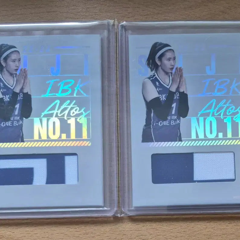 [BUNJANG] 2022-23 SCC KOVO IBK Altos Kim Suji Jersey Card Set / 2022-23 SCC KOVO IBK 기업은행 김수지 저지카드 2장랏 판매합니다.
