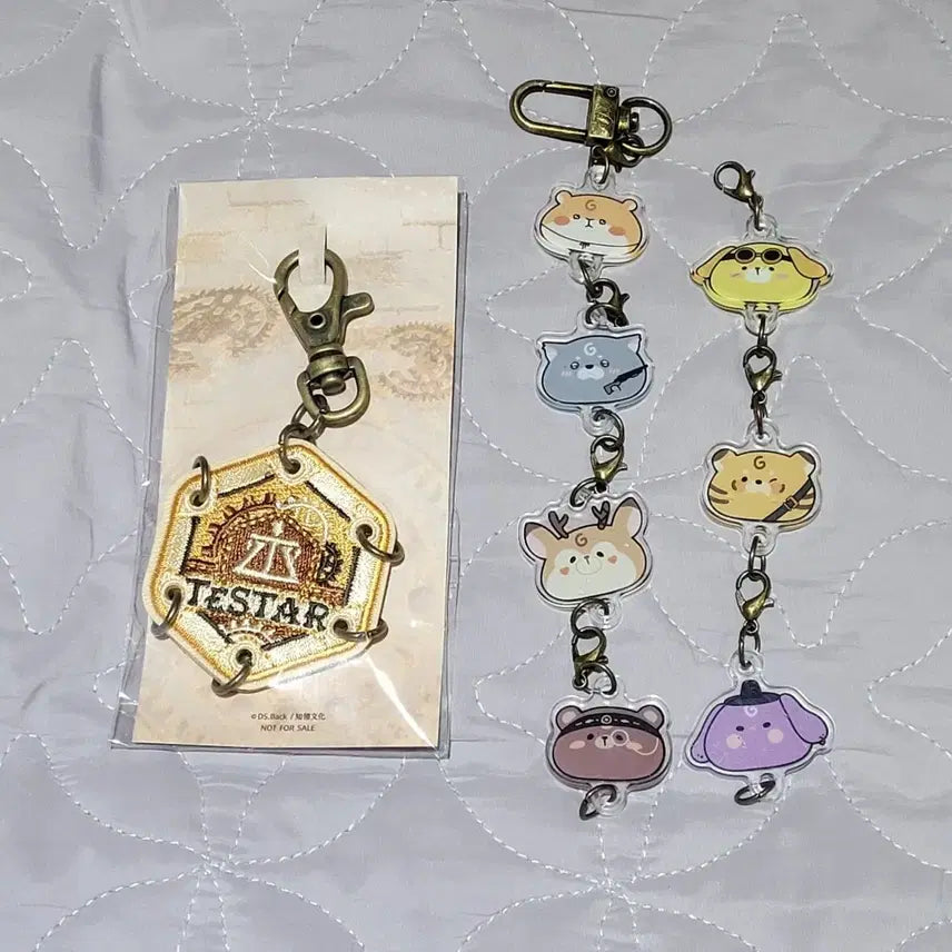 [BUNJANG] Debut or Die Testar Acrylic Charm Keychain Set Split Set / 데못죽 5 6부 대만판 특장판 테스타 아크릴 챰 키링 세트 분철