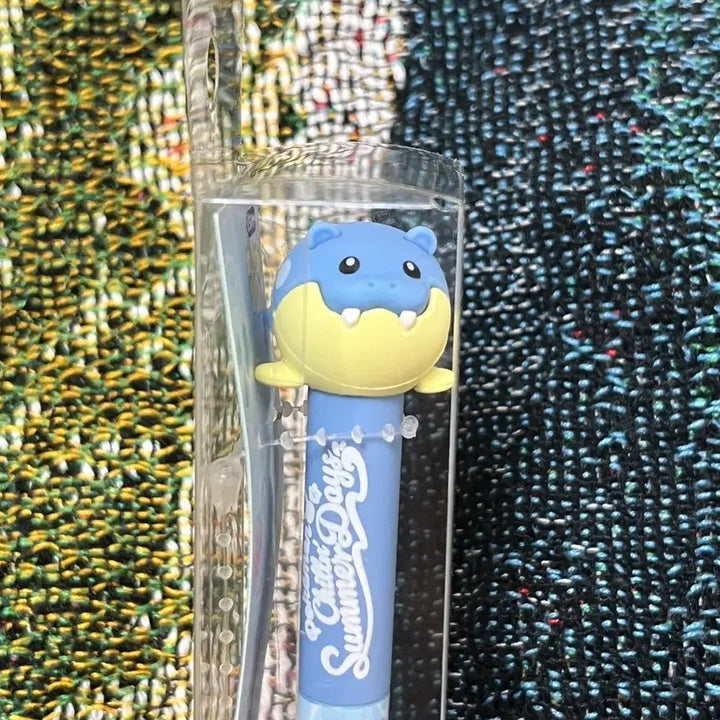[BUNJANG] Pokemon Groudon Spinning Ballpoint Pen + Sticker Set / 포켓몬 대굴레오 회전 볼펜 + 조각스티커