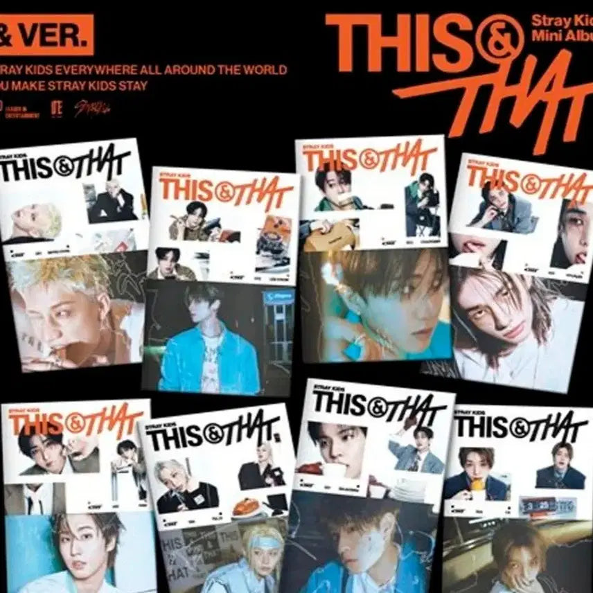 [BUNJANG] Stray Kids This&amp;That Individual Album Set / 스트레이키즈 디스앤댓 개인반 8종세트 this&amp;that &amp;ver.