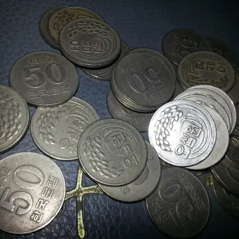 [BUNJANG] 1982 50 Won Coin (30 pcs) / 50원동전 30개 1982년 중고