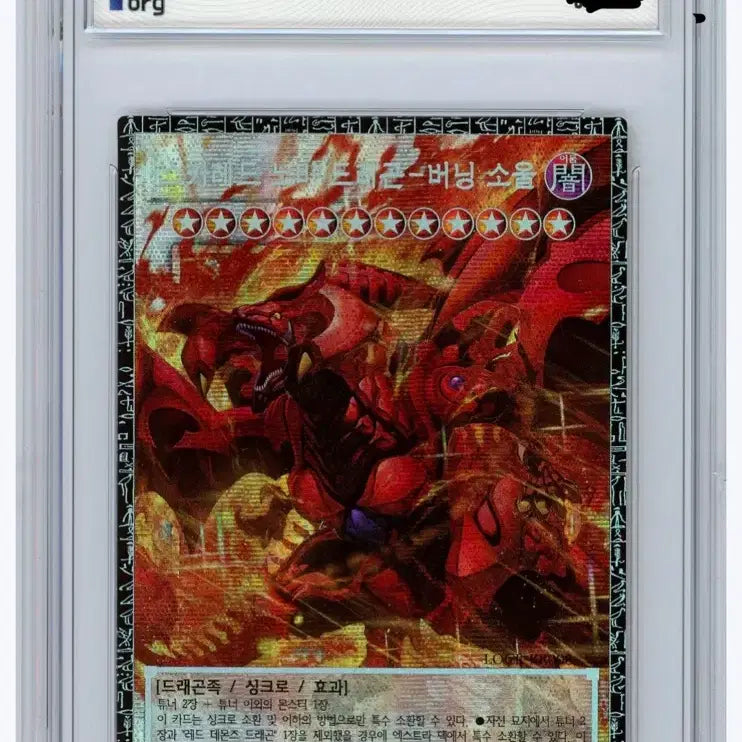 [BUNJANG] Scarlet Nova Dragon Burning Soul Grandmaster Rare / 스카레드노바드래곤 버닝소울 그랜드마스터레어