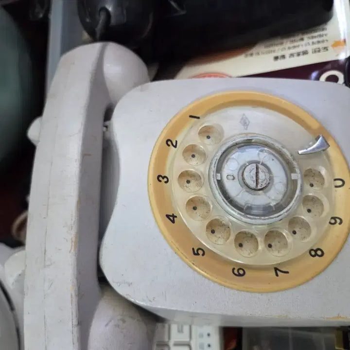 [BUNJANG] Vintage Rotary Dial Telephone Set (Black &amp; White) / 옛날 빈티지 다이얼 전화기 블랙 화이트 2대일괄