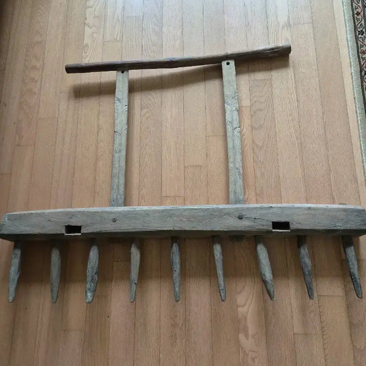 [BUNJANG] Antique Wooden Farming Tool - Decorative Display Item / 미적 가치가있는  농기구