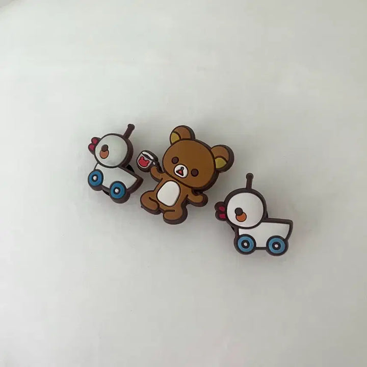 [BUNJANG] San-X Rilakkuma Vintage Shoe Charm/Keyring Doll / 산엑스 리락쿠마 지비츠 슈즈참 키링 인형 빈티지 고전