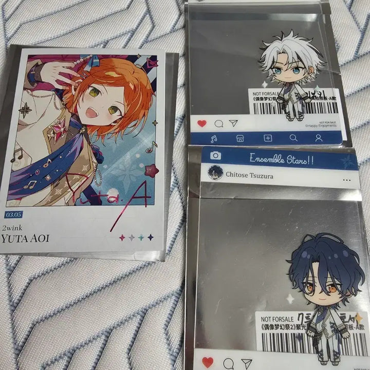 [BUNJANG] Ensemble Stars! Mofun Polaroid + 7th Anniversary Special Benefits Cheose &amp; Ibuki Bundle Set / 앙스타 모펀 7특전 치토세, 이부키 판매합니다