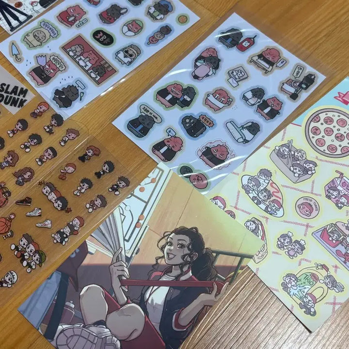 [BUNJANG] Slam Dunk 2nd Edition Stickers / 슬램덩크 2차 스티커