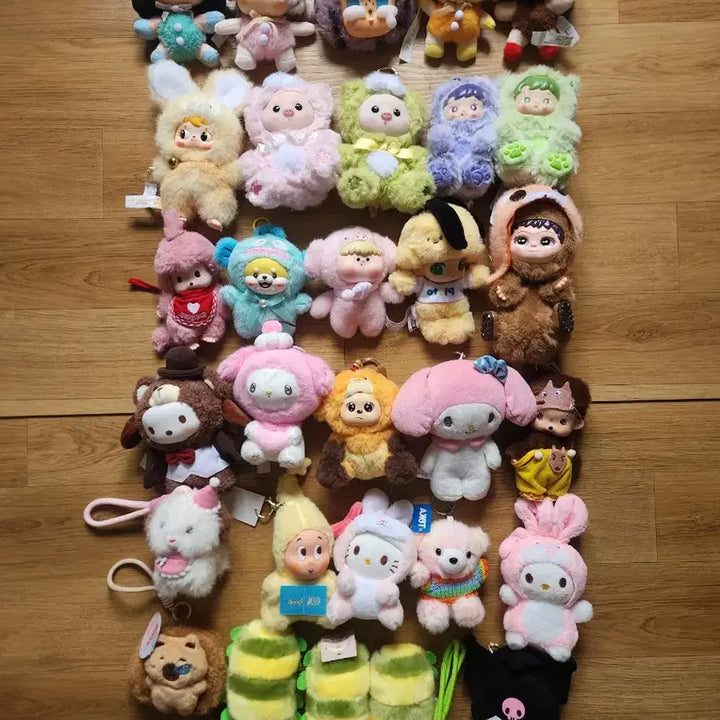 [BUNJANG] 30 Piece Doll Keychain Bundle Set / 인형 키링 일괄 30개