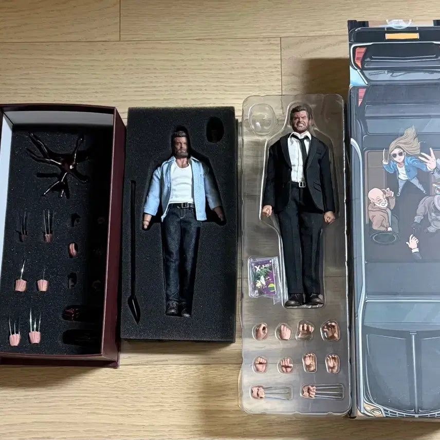 [BUNJANG] NOTA Studio Logan Wolverine 6-inch Action Figure 2-Set (Casual &amp; Suit) / NOTA 노타스튜디오 로건 울버린 2개 세트