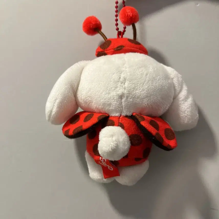 [BUNJANG] Sanrio Cinnamoroll Ladybug Keychain / 정품 산리오 시나모롤 레이디버그 무당벌레 키링