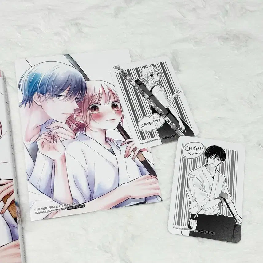 [BUNJANG] Love Like the Falling Petals &amp; Too Bold, Chigaya-kun! Manga Bundle Set / (일괄 가격) 사랑하라 거짓된 천사들이여 사거천 치가야군 특전 순정만화 만화책