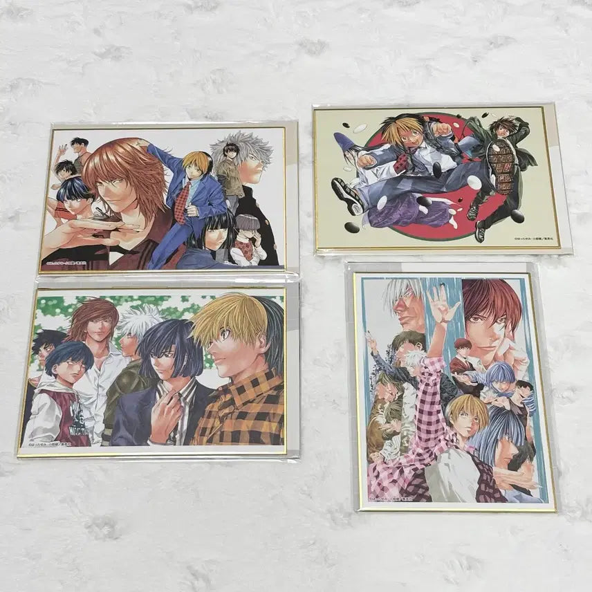 [BUNJANG] Hikaru no Go Cellulosic Art Print Set / (일괄 가격) 히카루의 바둑 원화전 색지 고스트 바둑왕 영하 수영 아키라