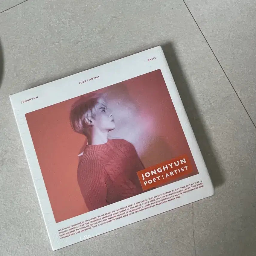 [BUNJANG] JONGHYUN POET | ARTIST Album (Sealed) / 종현 JONGHYUN POET | ARTIST 포엣아티스트 미개봉