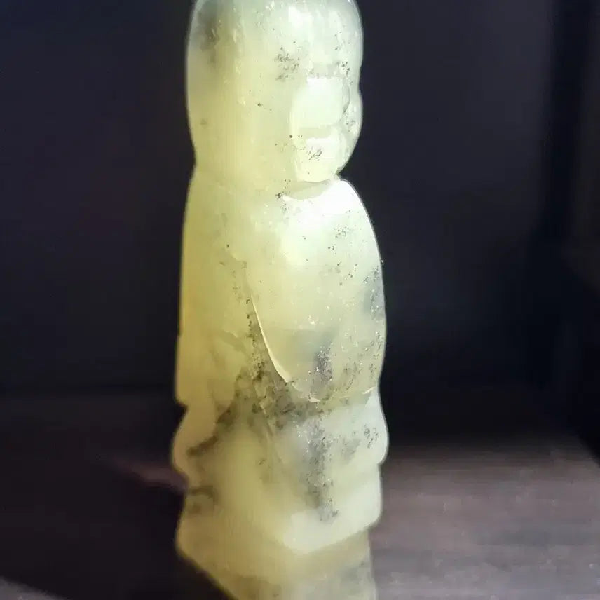 [BUNJANG] Russian White Jade Boy Figurine / 30만원 이상 구매시 선물로 한 점 드립니다^^ 백옥 동자상 색감이 예쁘고 강질의 러시아 화전옥 조각품