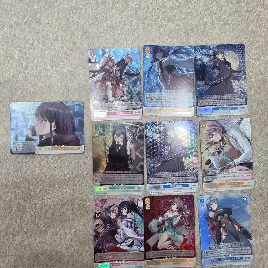 [BUNJANG] Weiss Schwarz SR Card Bundle Set / 바이스로제) 이쁜 SR 카드 11장 일괄