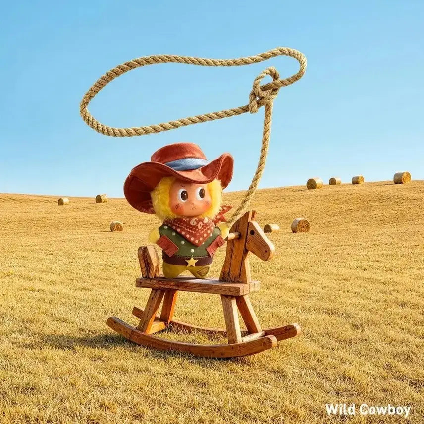 [BUNJANG] Pop Mart Twinkle Twinkle Little Farm Series Wild Cowboy Doll Keychain / 팝마트 작은별 트윙클 트윙클 농장 이야기 시리즈 인형 키링 와일드 카우보이
