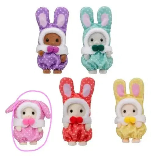 [BUNJANG] Epoch Sylvanian Families Colorful Rabbit Blind Bag Pink Flora Rabbit (Sealed) / 미개봉)실바니안 컬러풀토끼 블라인드백 핑크 플로라 토끼