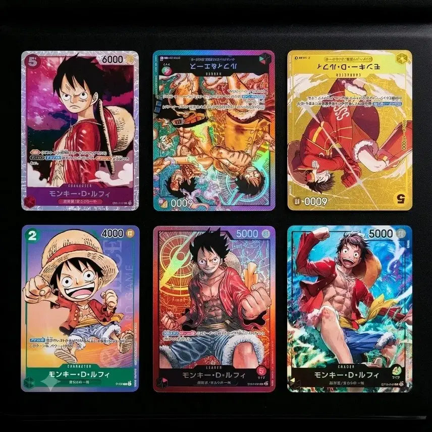 [BUNJANG] One Piece Card Set: Luffy Single Cards (6pcs) - Seven Eleven Promo &amp; Starter Deck Luffy/Ace / 일판) 원피스 카드 루피 싱글 6장 일괄 판매 세븐일레븐 프로모 / 스타터덱 루피 에이스