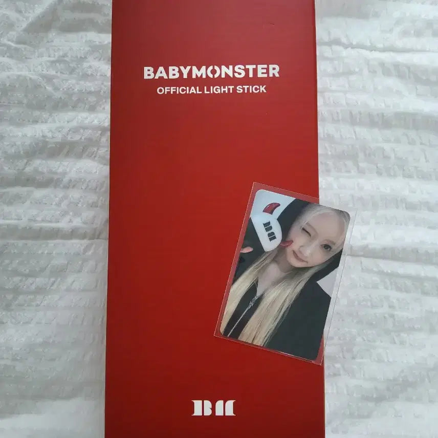 [BUNJANG] BABYMONSTER Official Lightstick + Rami Exclusive Photocard Bundle Set / 베이비몬스터 공식 응원봉 몬봉 + 라미 특전 포카 풀셋/일괄