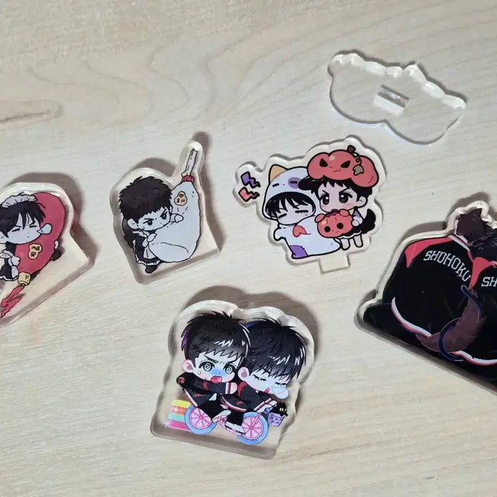 [BUNJANG] Slam Dunk Taniguchi Acrylic Standee &amp; Charm Set (4 Types) / 슬램덩크 탱댐 아크릴 굿즈 4종(코롯토와 스탠드)