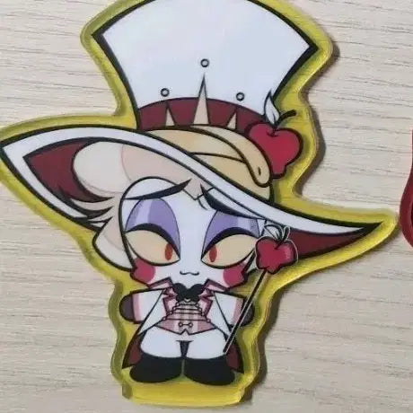 [BUNJANG] Hazbin Hotel Lucifer Acrylic Standee &amp; Keychain / 해즈빈호텔 팝업 루시퍼 아크릴스탠드