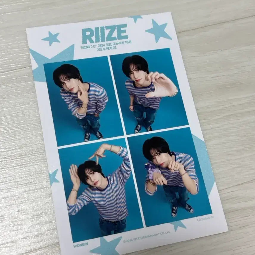 [BUNJANG] RIIZE Wonbin Four-Cut Photocard / 라이즈 원빈 네컷