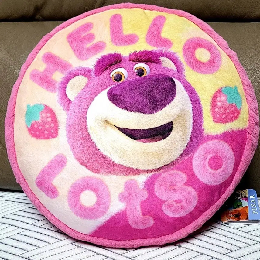 [BUNJANG] Disney Pixar Toy Story 3 Lotso Bear Face Cushion / 토이스토리3 랏소베어 얼굴 쿠숀(새상품)