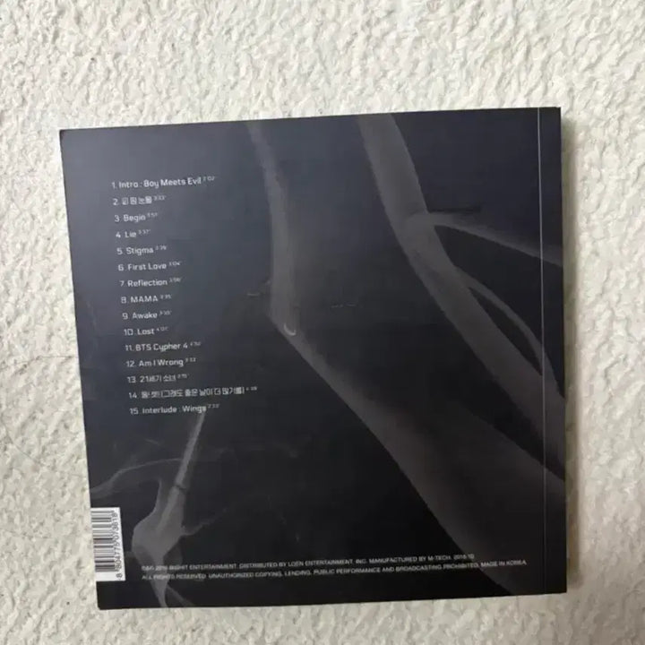 [BUNJANG] BTS Wings Album Signed / [오늘만 이 가격] 방탄 BTS wings sign 윙즈 피땀눈물 친필 싸인 앨범