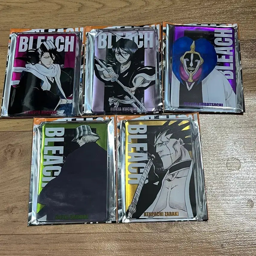 [BUNJANG] Bleach Jump Shop Status Card Set / 블리치 점프샵 스테이터스 5종 일괄판매