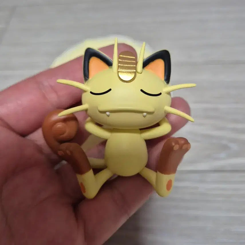 [BUNJANG] Pokemon Meowth Relaxing Figure / 포켓몬 냐옹이 휴식 피규어