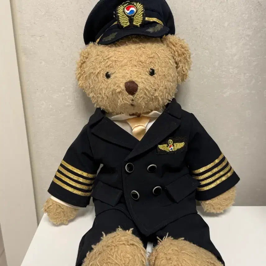 [BUNJANG] Korean Air Pilot Bear Doll (Discontinued) / (현재 단종된)대한항공 파일럿 곰인형