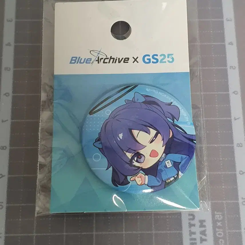 [BUNJANG] Blue Archive Yuuka Mini SD Can Badge / 블루아카이브 GS25 2차 유우카 미니 SD 캔뱃지