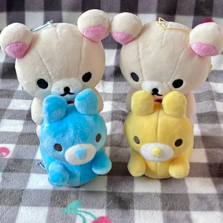 [BUNJANG] San-X Rilakkuma &amp; Korilakkuma Rabbit Balloon Plush Set / 레어 개별 산엑스 리락쿠마 토끼 풍선 코리락쿠마 인형