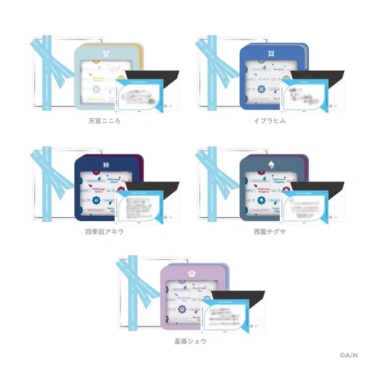 [BUNJANG] NIJISANJI 8th Anniversary Goods Gift Box Akira Shikinagi Message Card / 니지산지 8주년 굿즈 기프트 박스 메시지 카드 시키나기 아키라