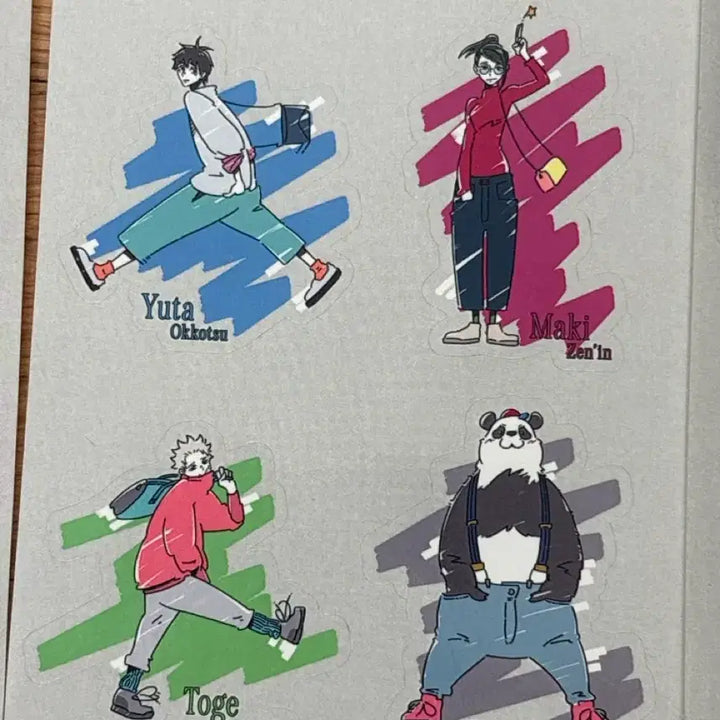 [BUNJANG] Jujutsu Kaisen 5th Anniversary JoJo Town Collaboration Sticker Set (3 Types) - Geto &amp; Gojo / 일괄, 새상품)주술회전 5주년 조조타운 엔딩 콜라보 특전 스티커 3종 세트 게토 고죠